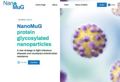 NanoMug - Mucin Nanoparticles: protein glycosylated nanoparticles